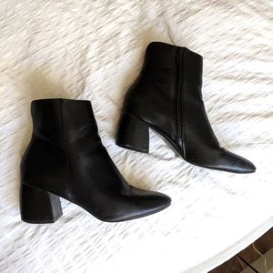 Chunky Black Ankle Boots